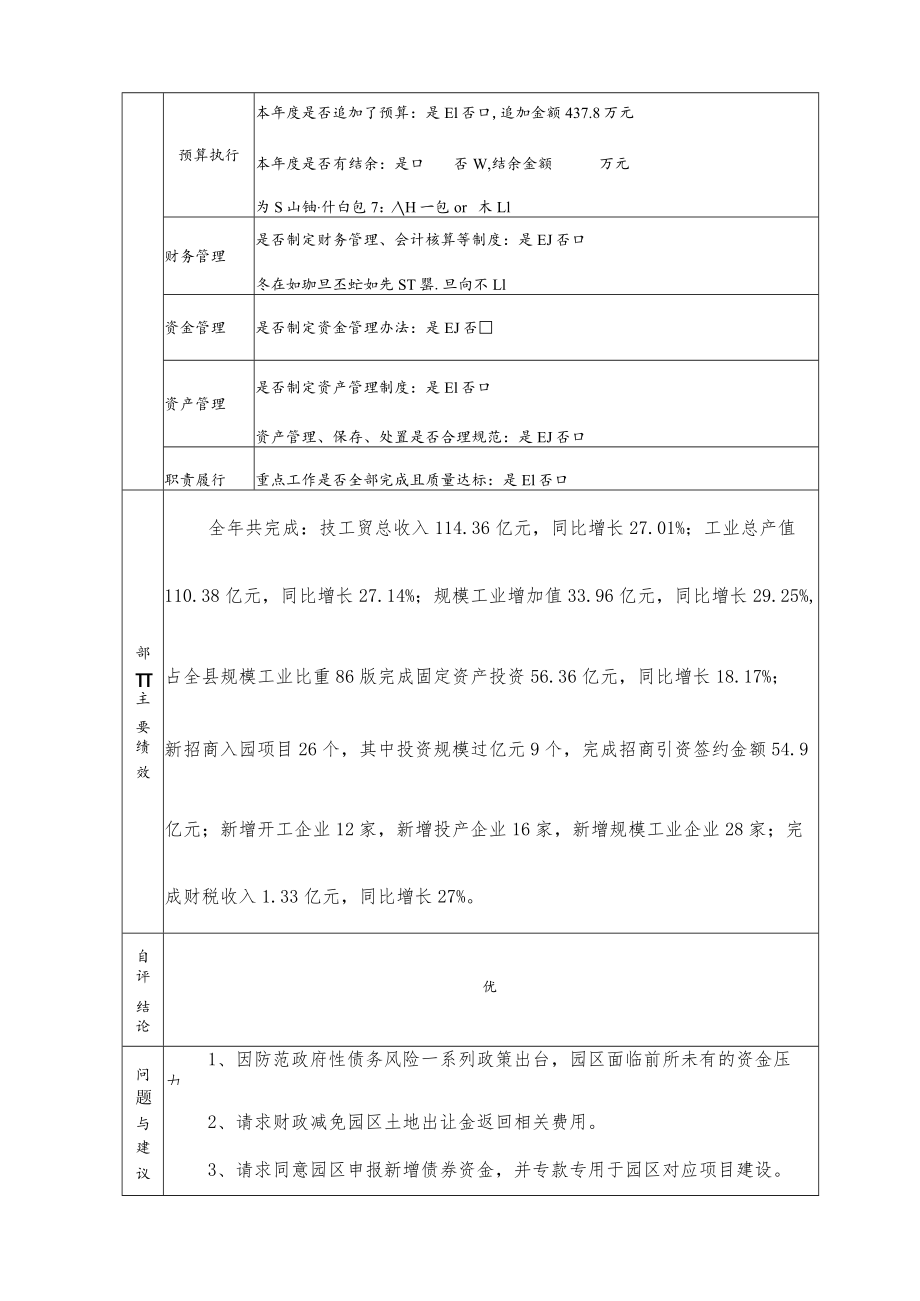 隆回工业集中区部门整体支出绩效自评基础数据表.docx_第2页