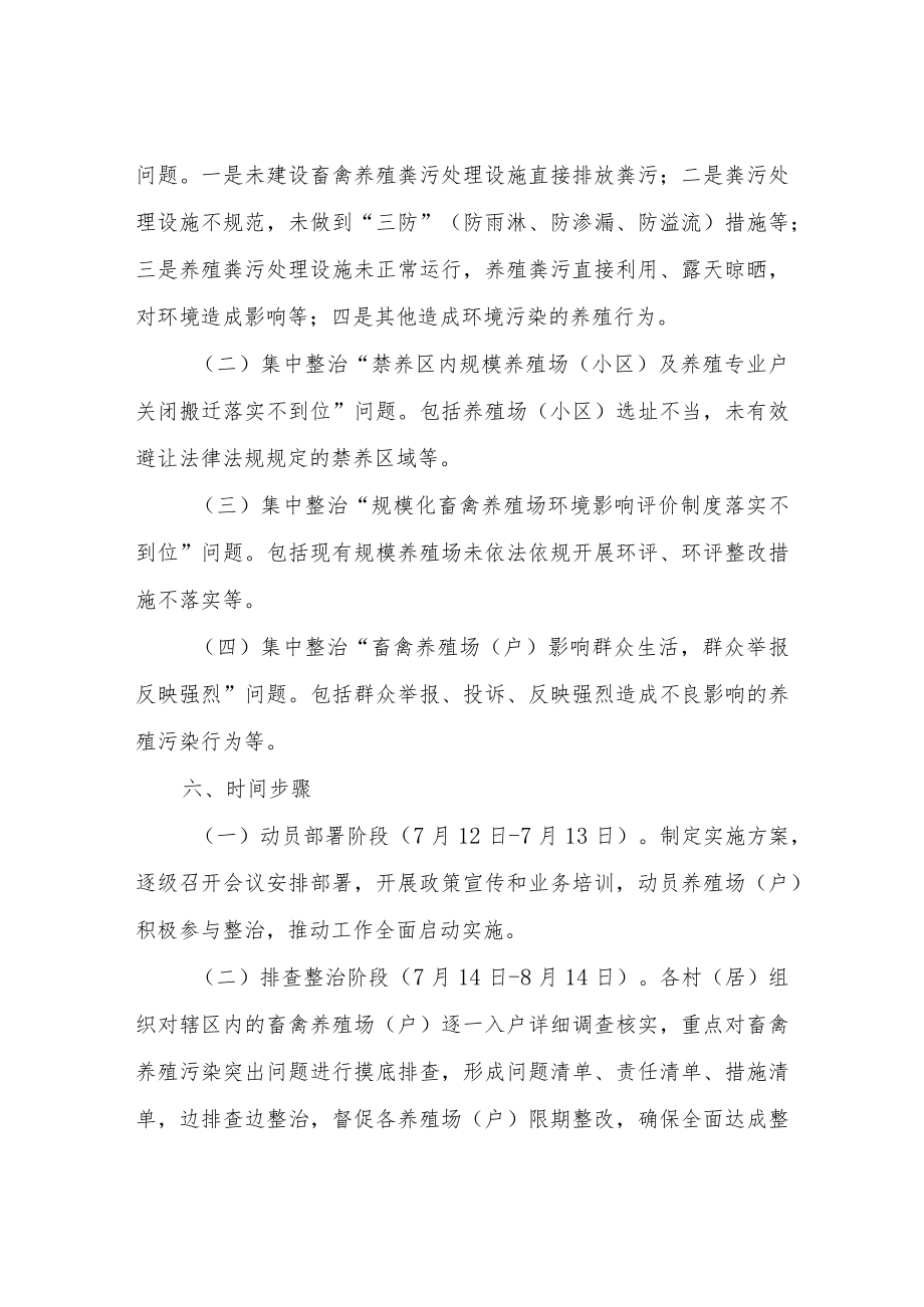 XX镇畜禽养殖污染整治工作实施方案.docx_第3页