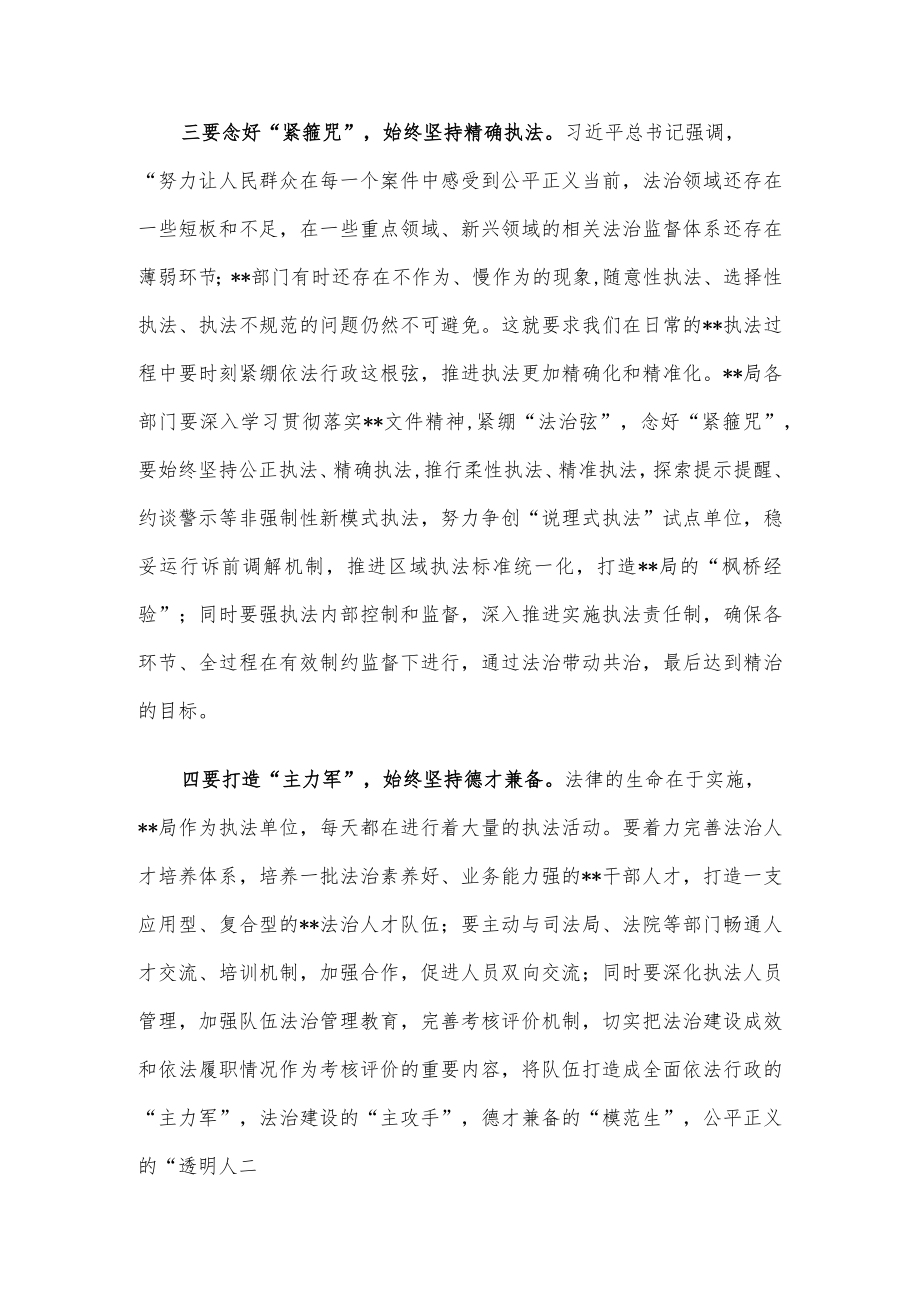 局长在2023年法治建设领导小组会议上的讲话.docx_第3页