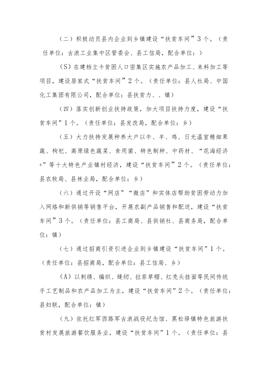 加快“扶贫车间”建设的实施方案.docx_第2页