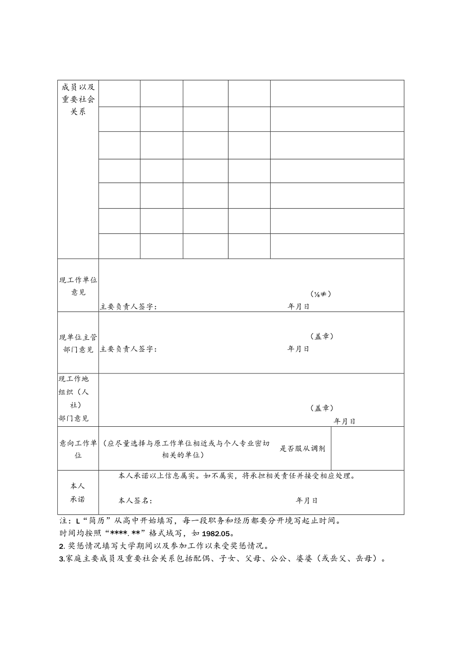 齐河县2021年第二批教师回引申请表.docx_第2页