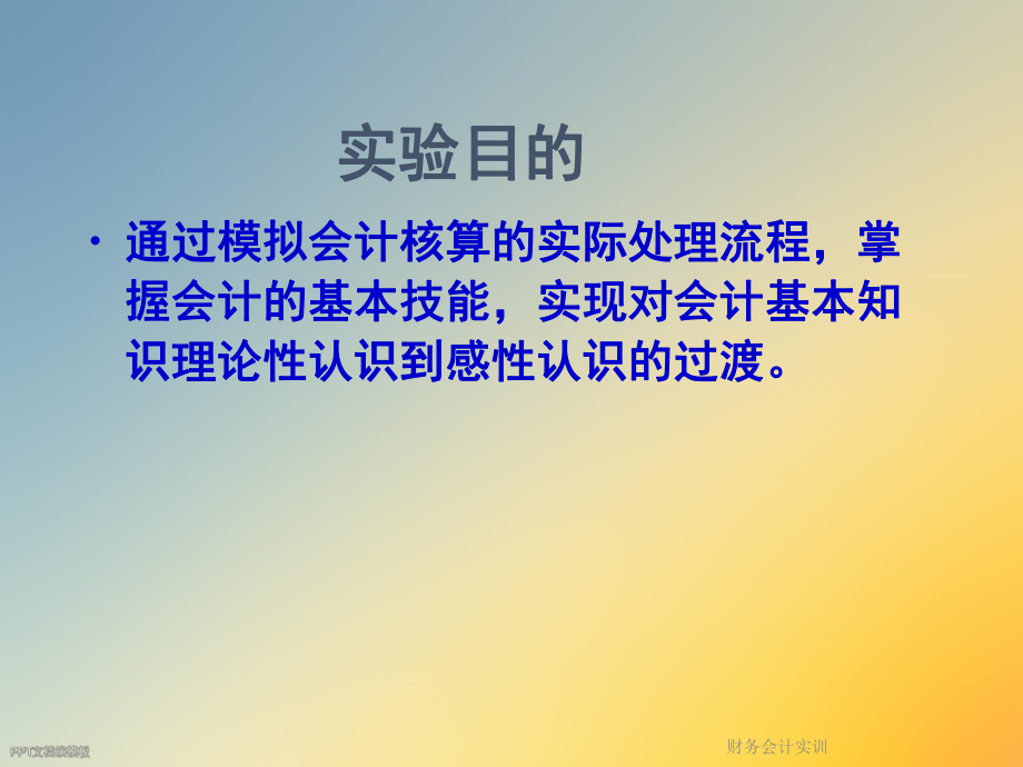 财务会计实训.ppt_第2页