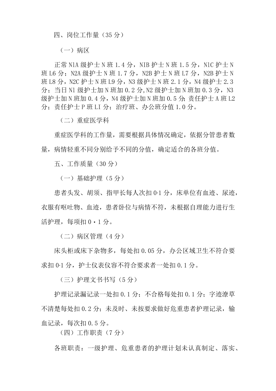 医院护理人员绩效考核细则.docx_第2页