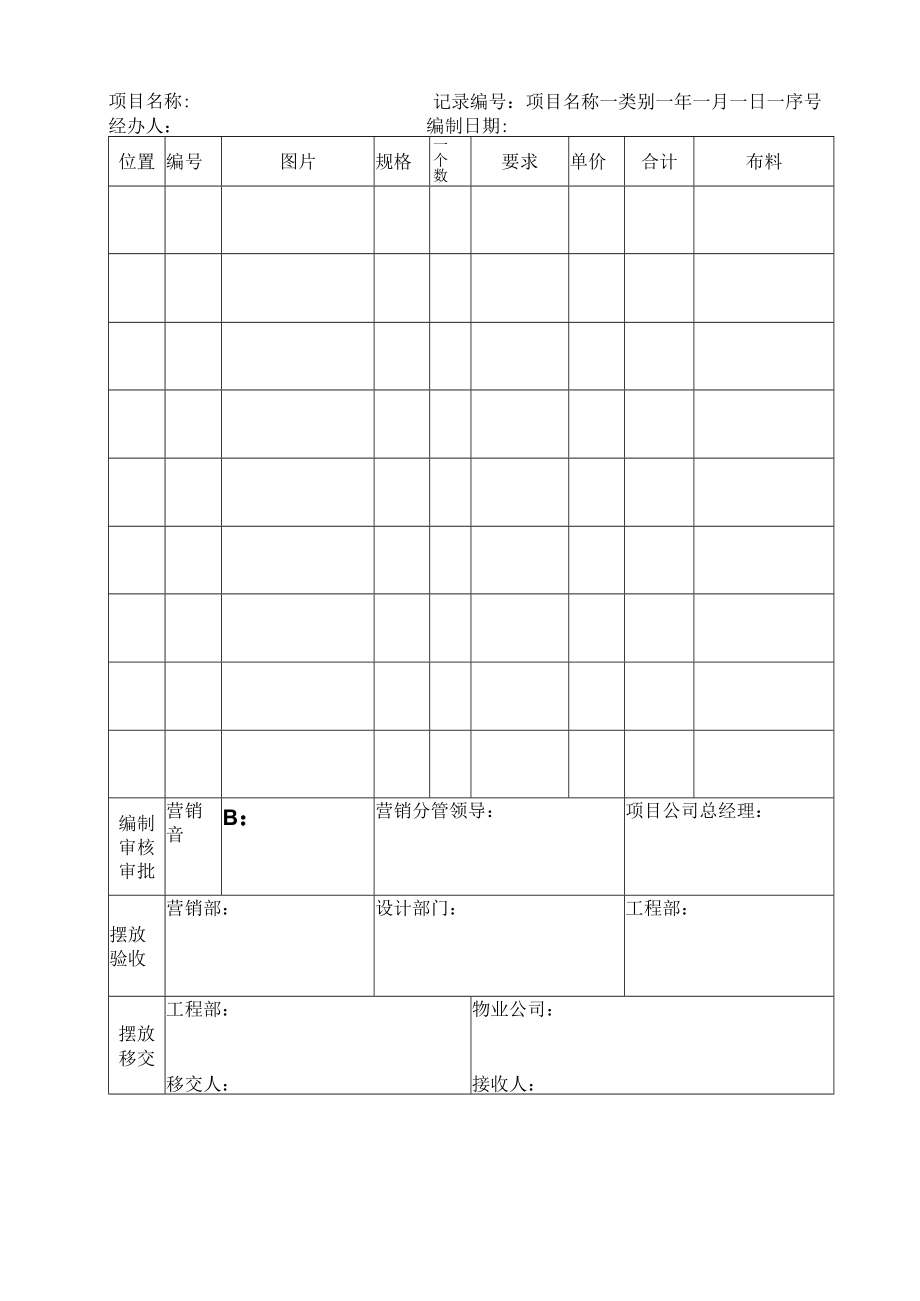 EJDC-BF-SJ05-R04 家私、饰品清单.docx_第1页