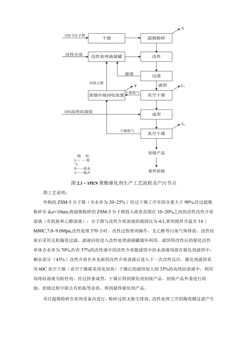 PEN 聚酯催化剂及 2,6-萘二甲酸催化剂生产工艺流程及产污节点.docx_第2页