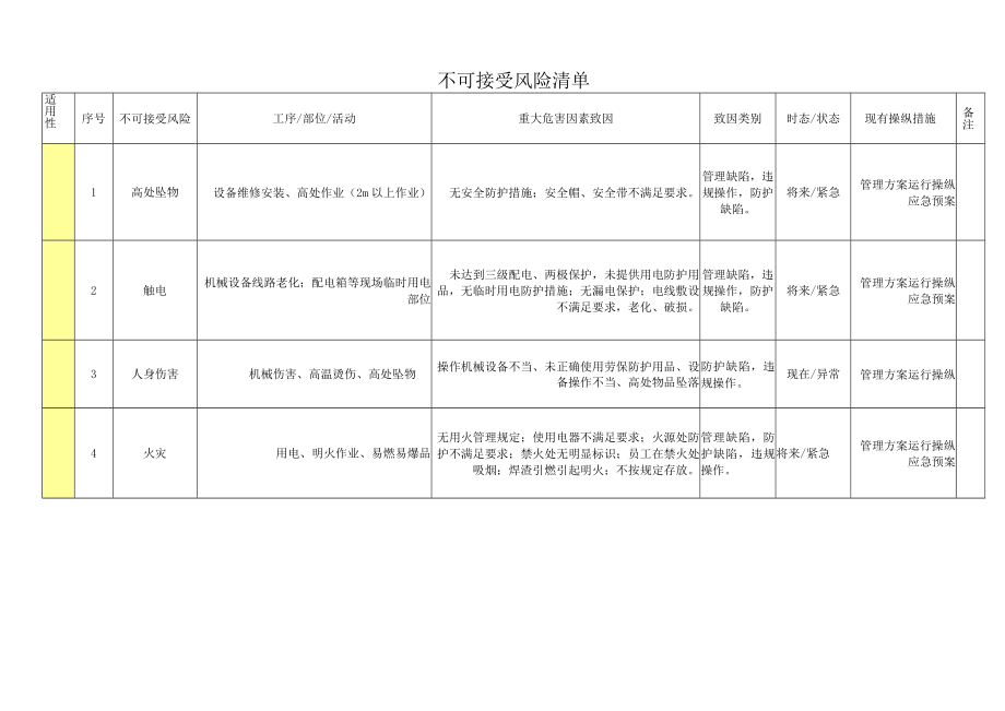 3不可接受风险清单.docx_第2页