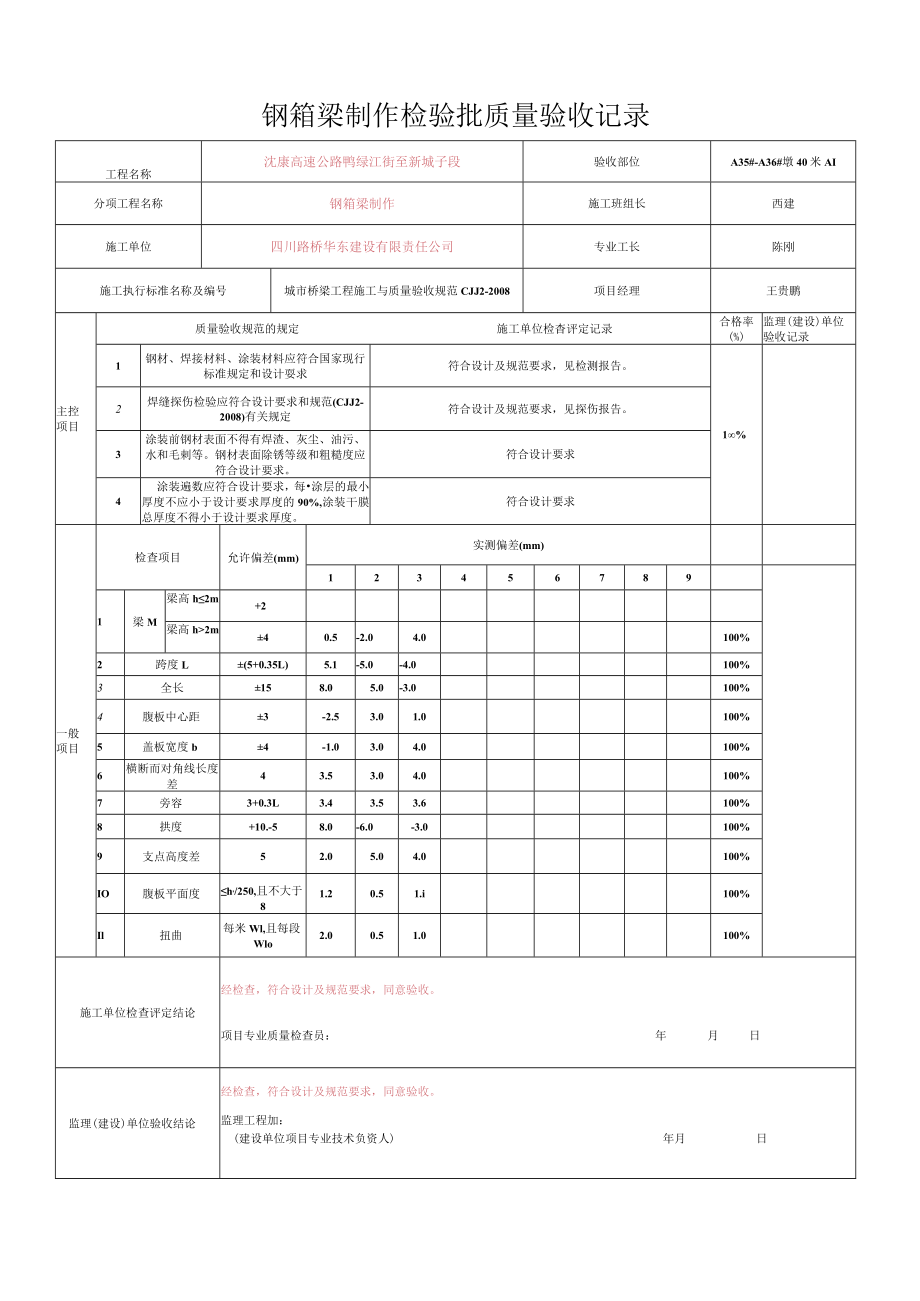 1、检验批验收记录.docx_第1页