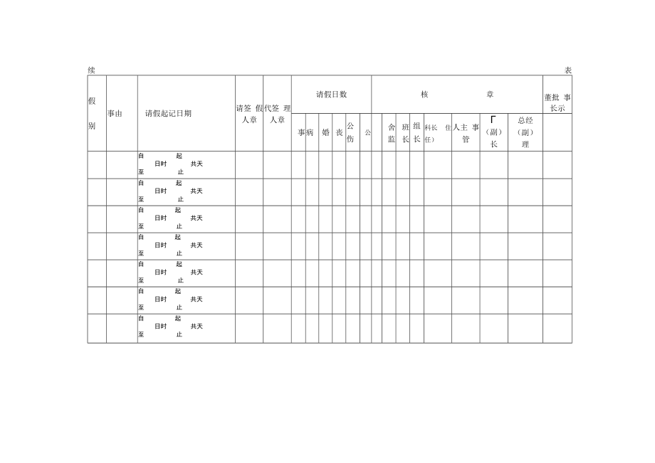 【请假制度】第六节 请假卡.docx_第2页