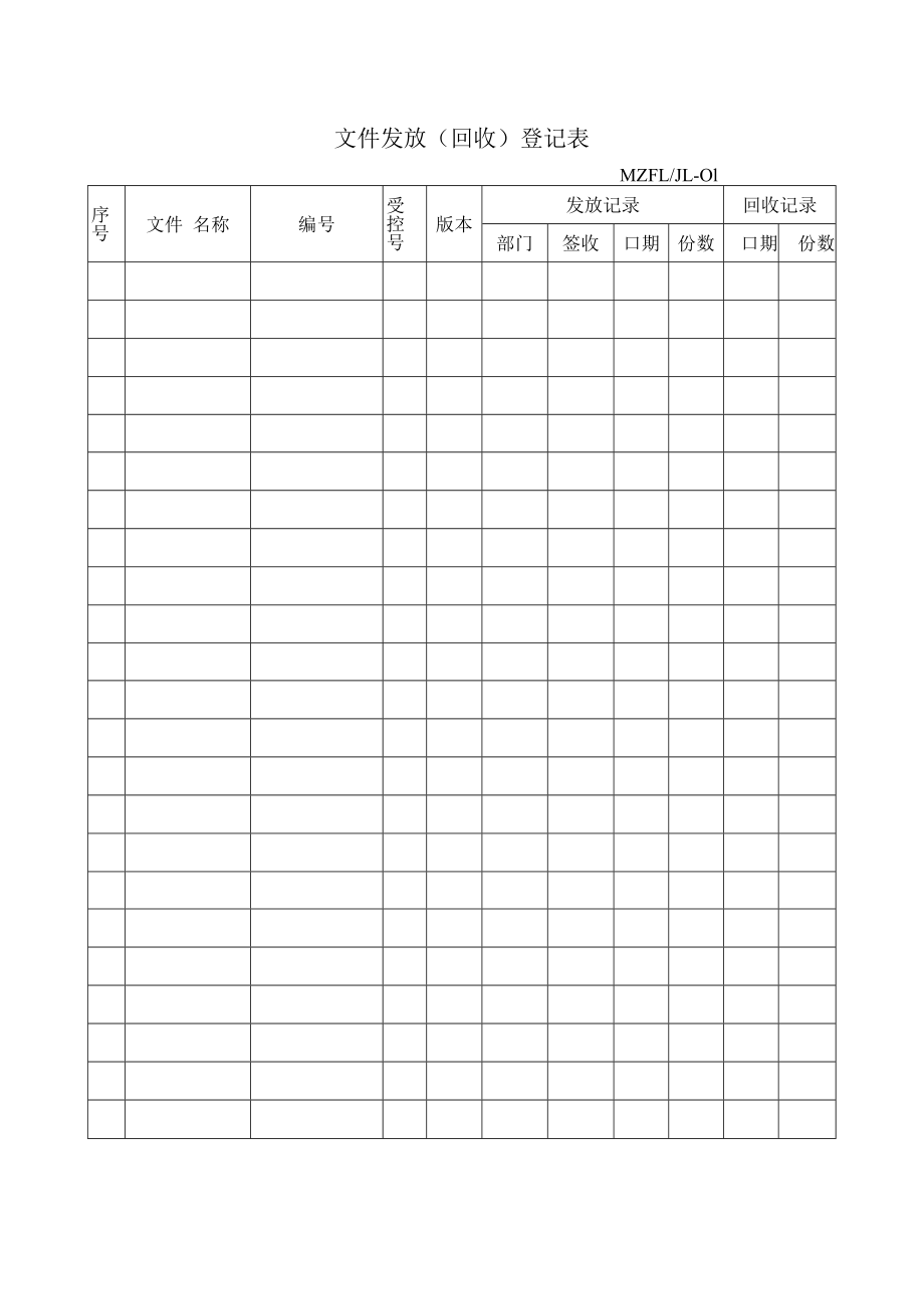 三体系认证文件发放(回收)登记表.docx_第1页