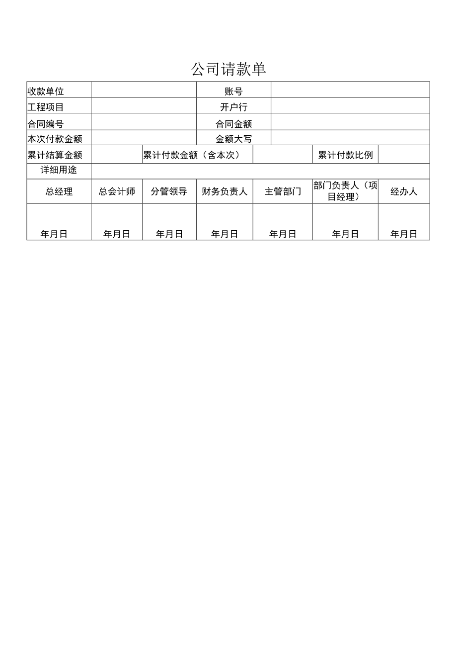 公司请款单.docx_第1页