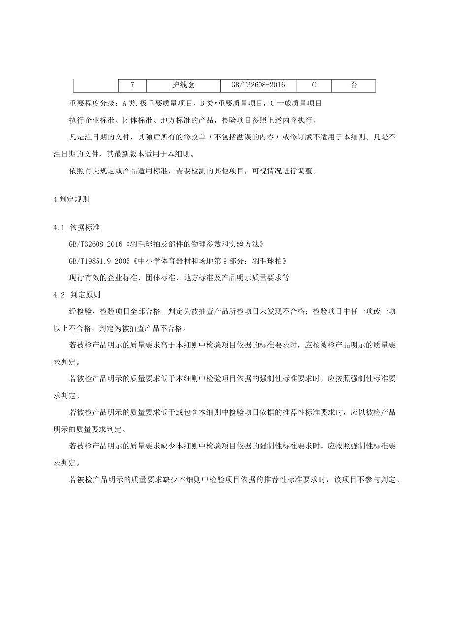 2023年河北省羽毛球拍产品质量监督抽查实施细则.docx_第2页