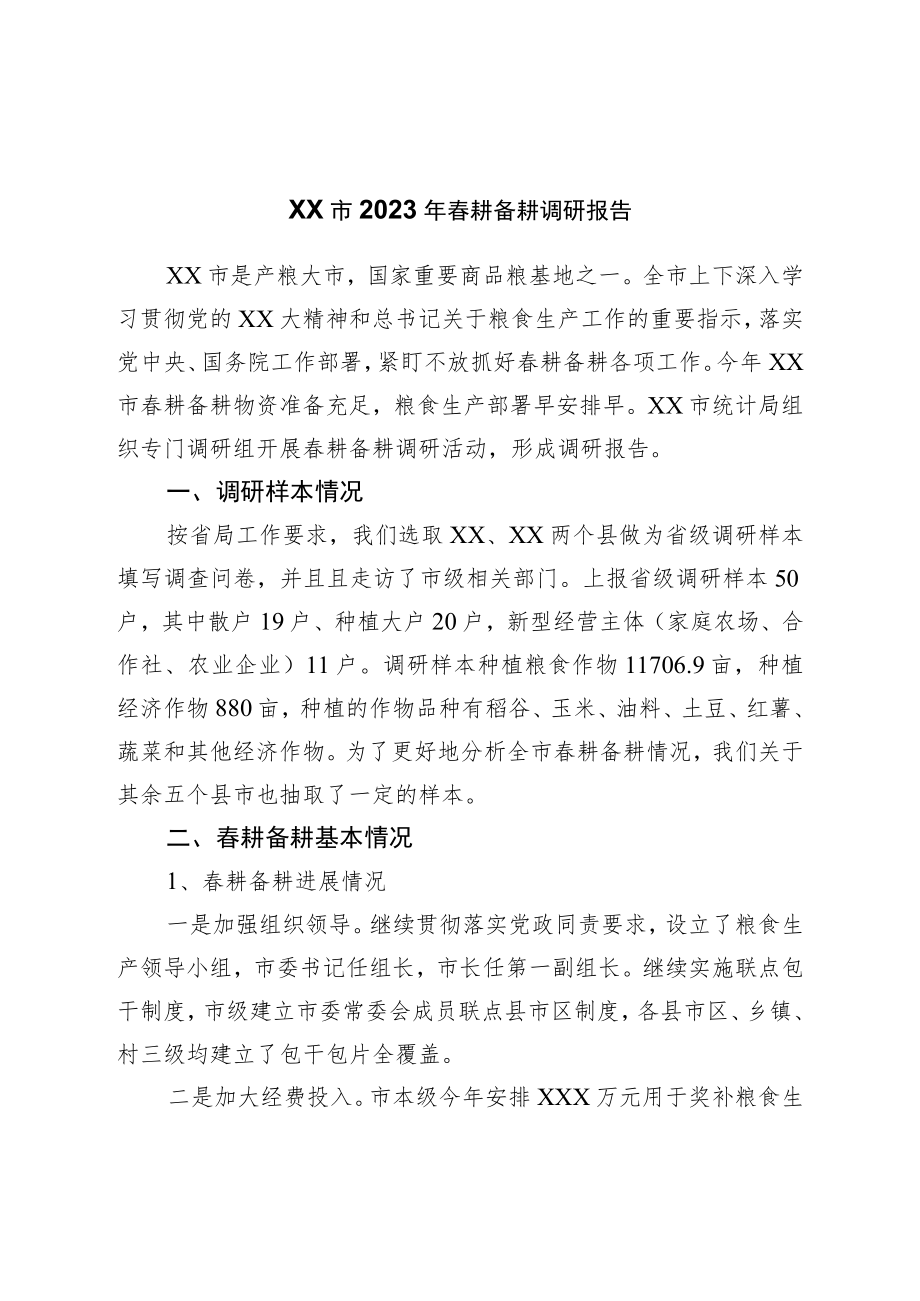 2023年春耕备耕调研报告.docx_第1页