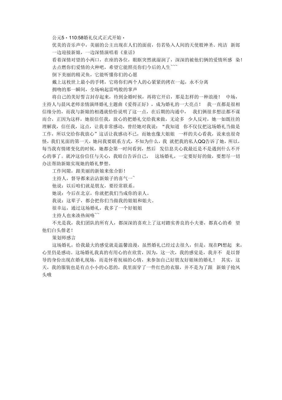 主题婚礼策划：一生的约定+爱得正好.docx_第3页