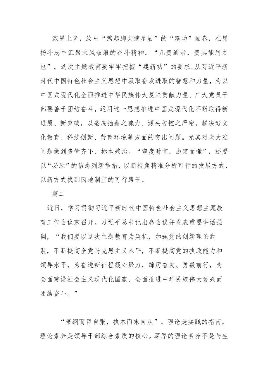 2023年处级领导主题教育发言材料(共二篇).docx_第3页