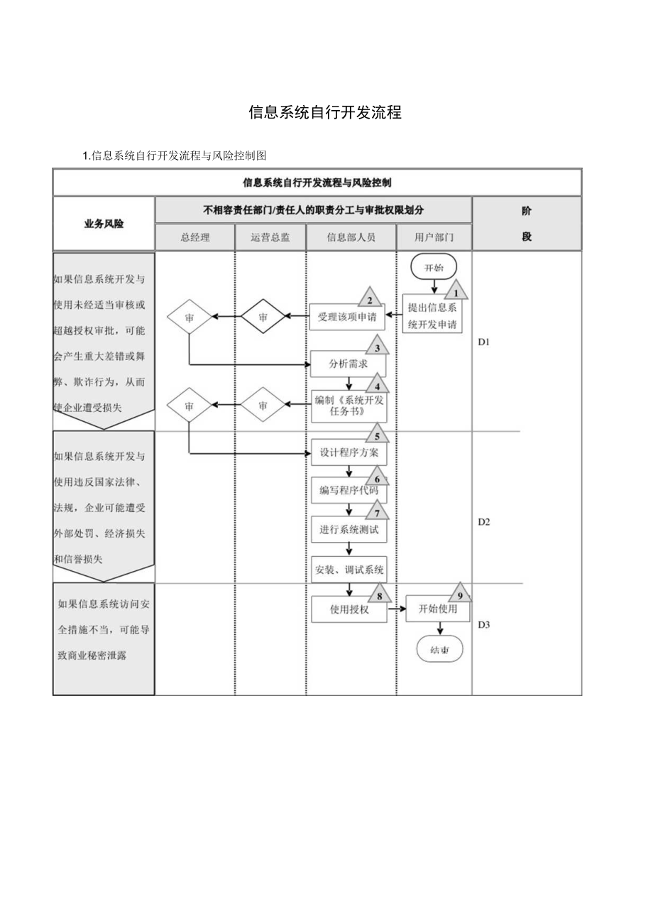 信息系统自行开发流程.docx_第1页