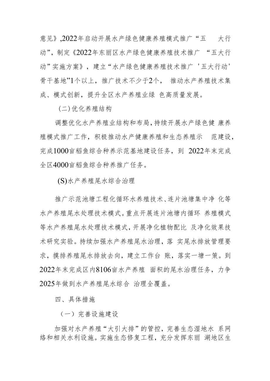 东丽区深入打好渔业污染防治攻坚战实施方案（2022-2025年）.docx_第2页