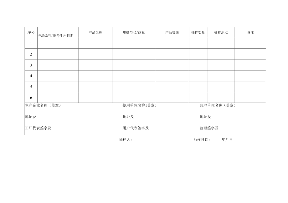 产品检验抽样表.docx_第2页