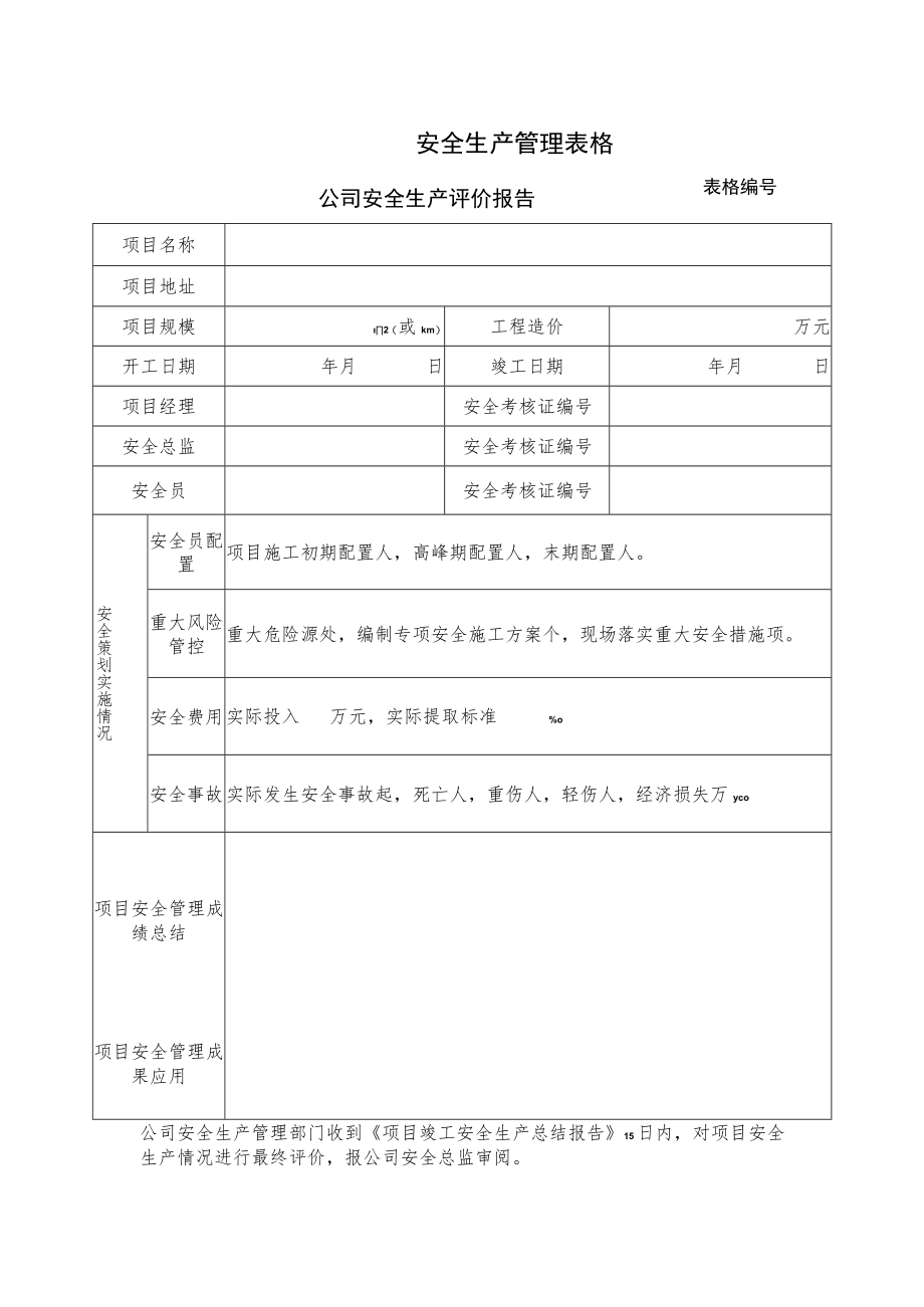 公司安全生产评价报告.docx_第1页