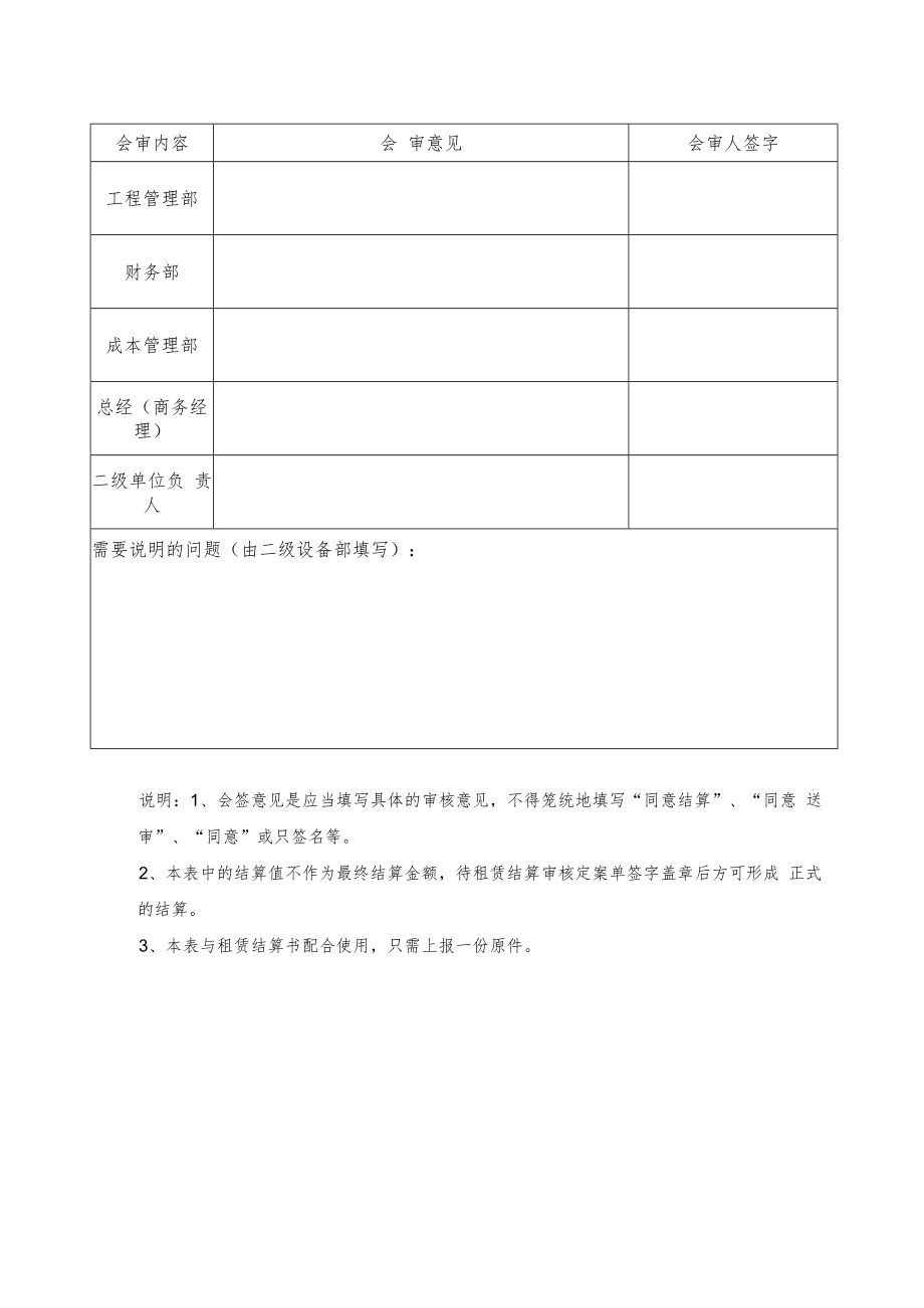 二级单位与出租单位结算会审会签记录表.docx_第2页