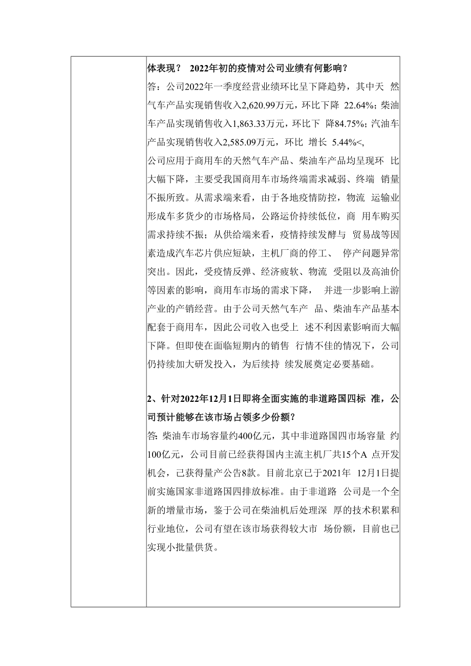 中自环保科技股份有限公司投资者关系活动记录表.docx_第2页