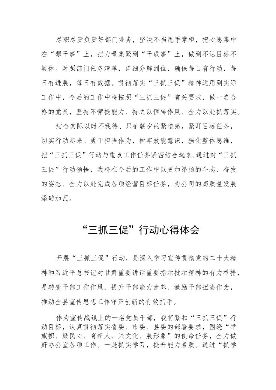 “三抓三促”行动学习心得体会三篇样本.docx_第2页