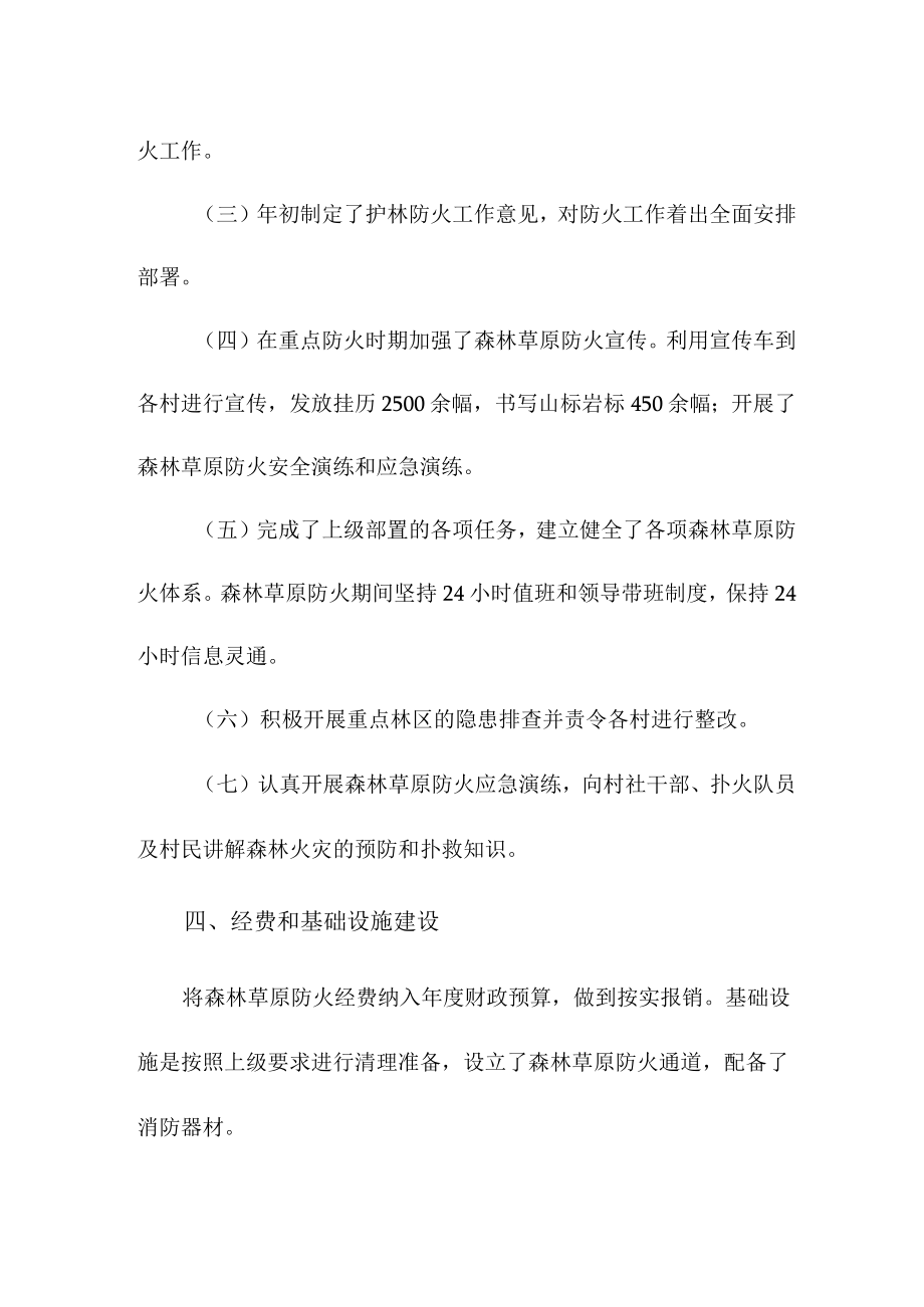 乡镇森林草原防火工作专项总结汇编4份.docx_第2页