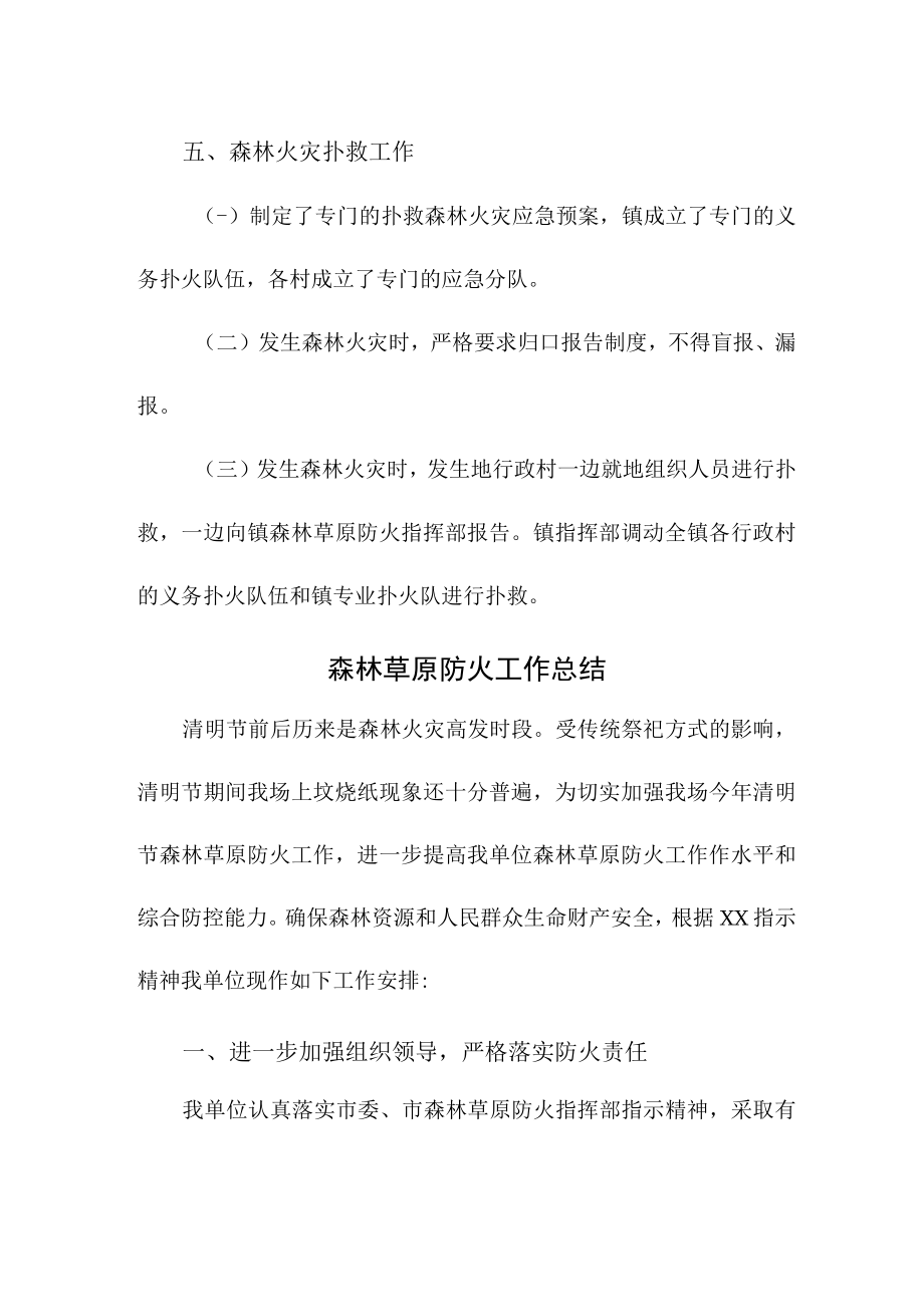 乡镇森林草原防火工作专项总结汇编4份.docx_第3页