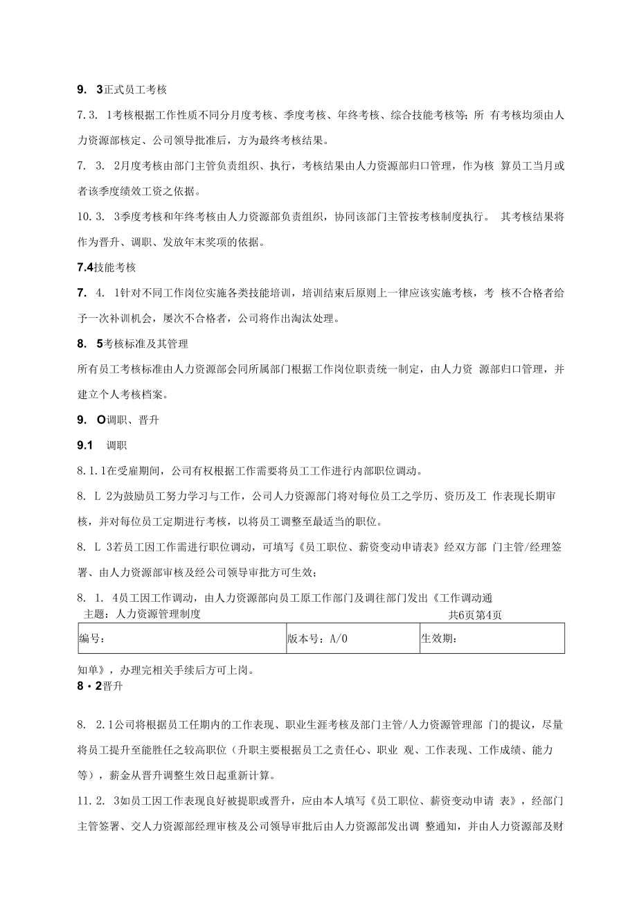 人力资源管理制度2022版(附表单7份).docx_第3页