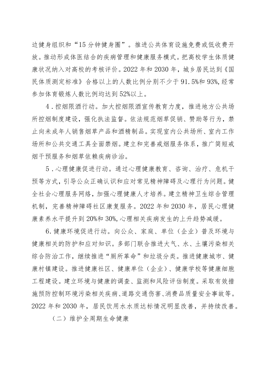 关于健康闽侯行动的实施方案（试行）.docx_第3页