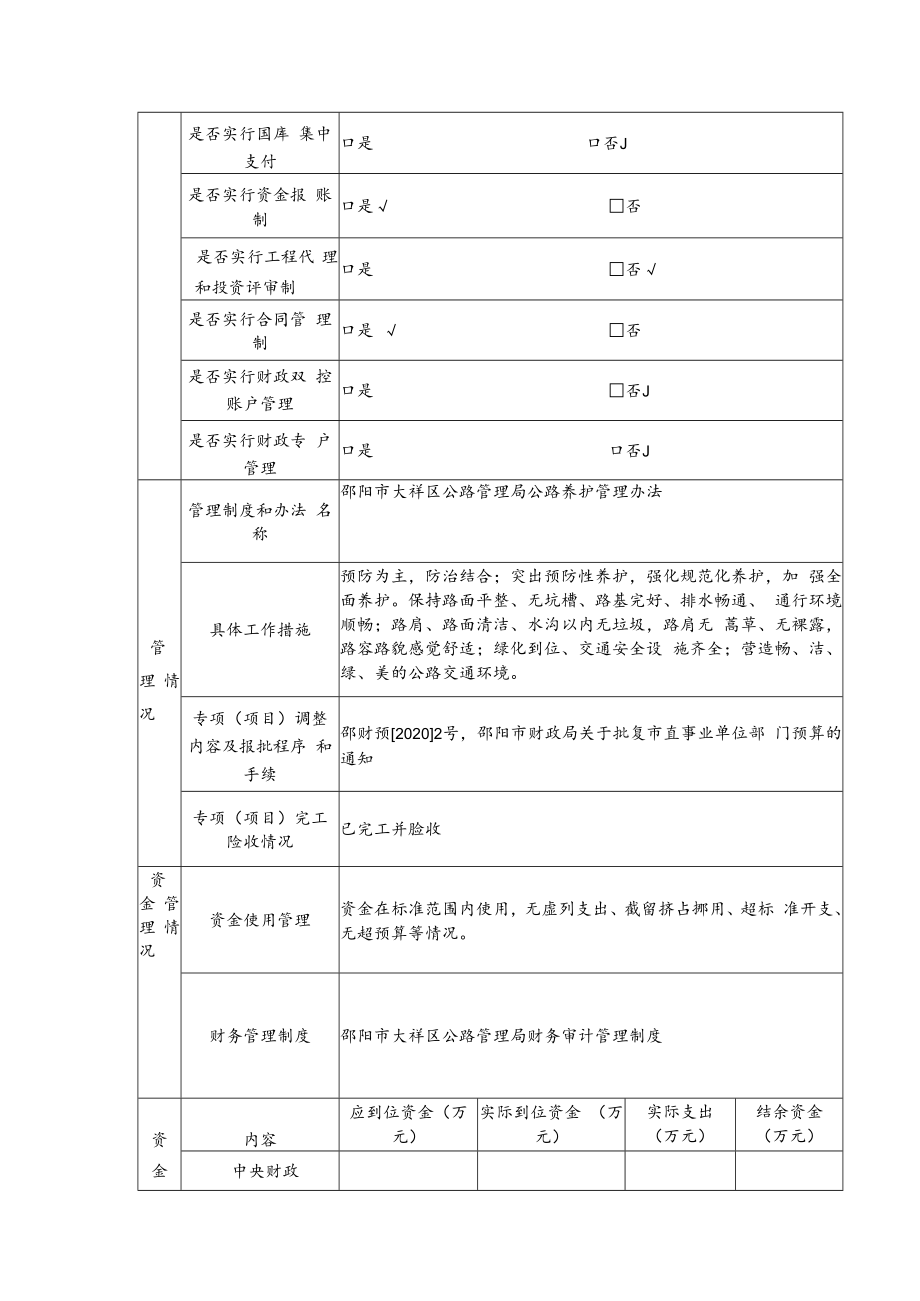 专项项目资金支出绩效自评报告表.docx_第2页