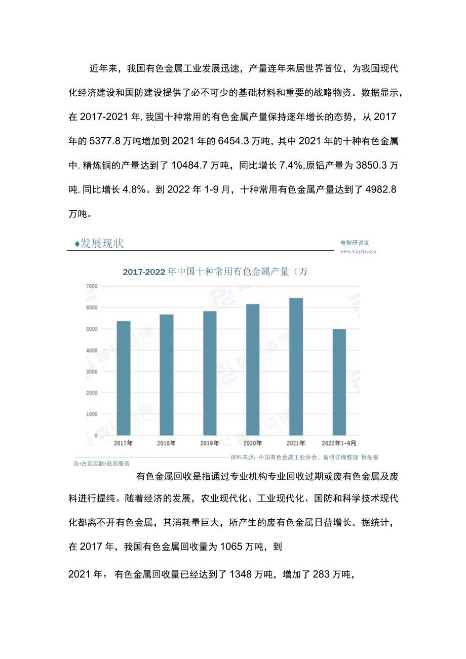 中国有色金属回收行业前景研究报告.docx_第3页