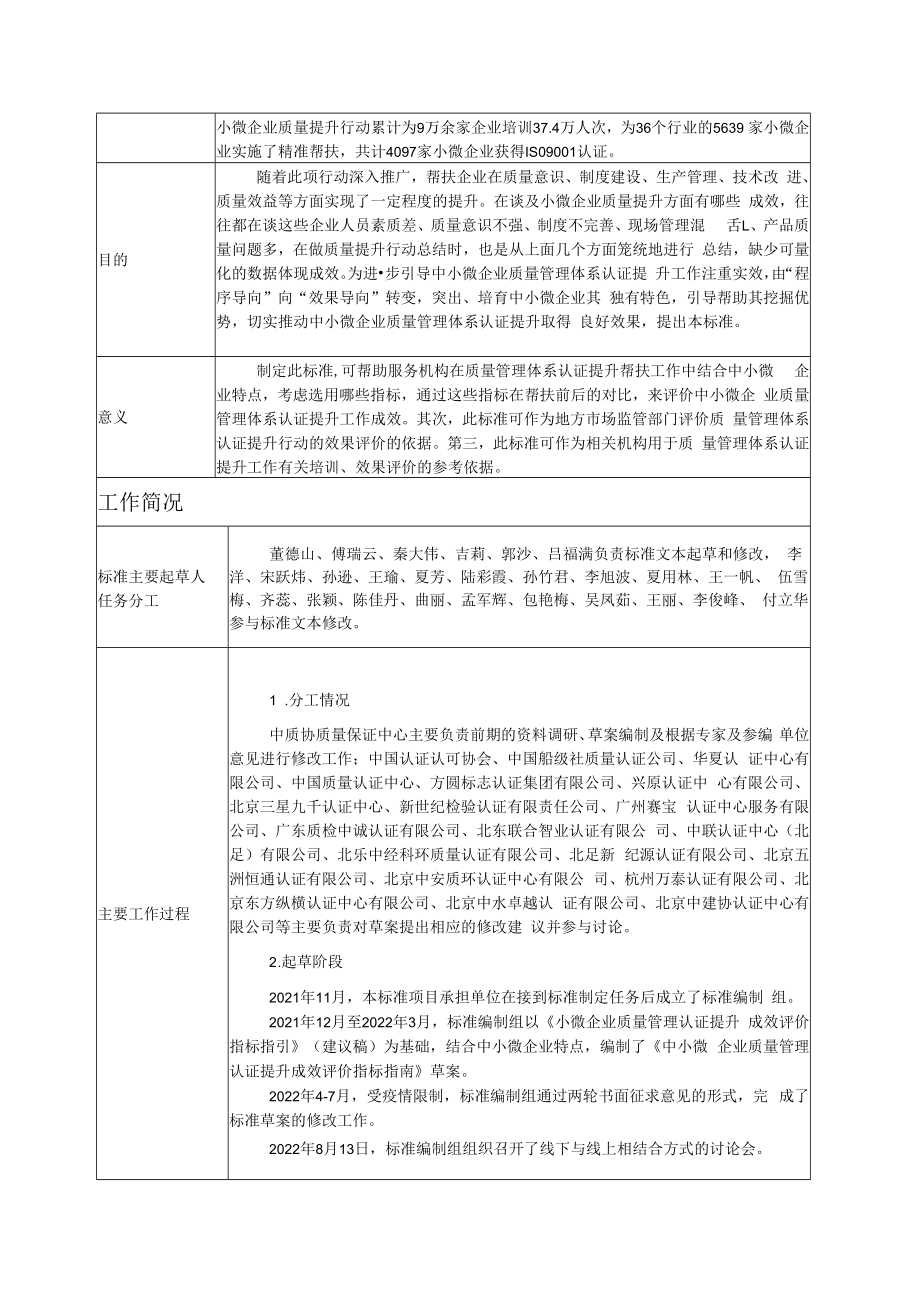 中小微企业质量管理认证提升成效评价指南编制说明.docx_第2页