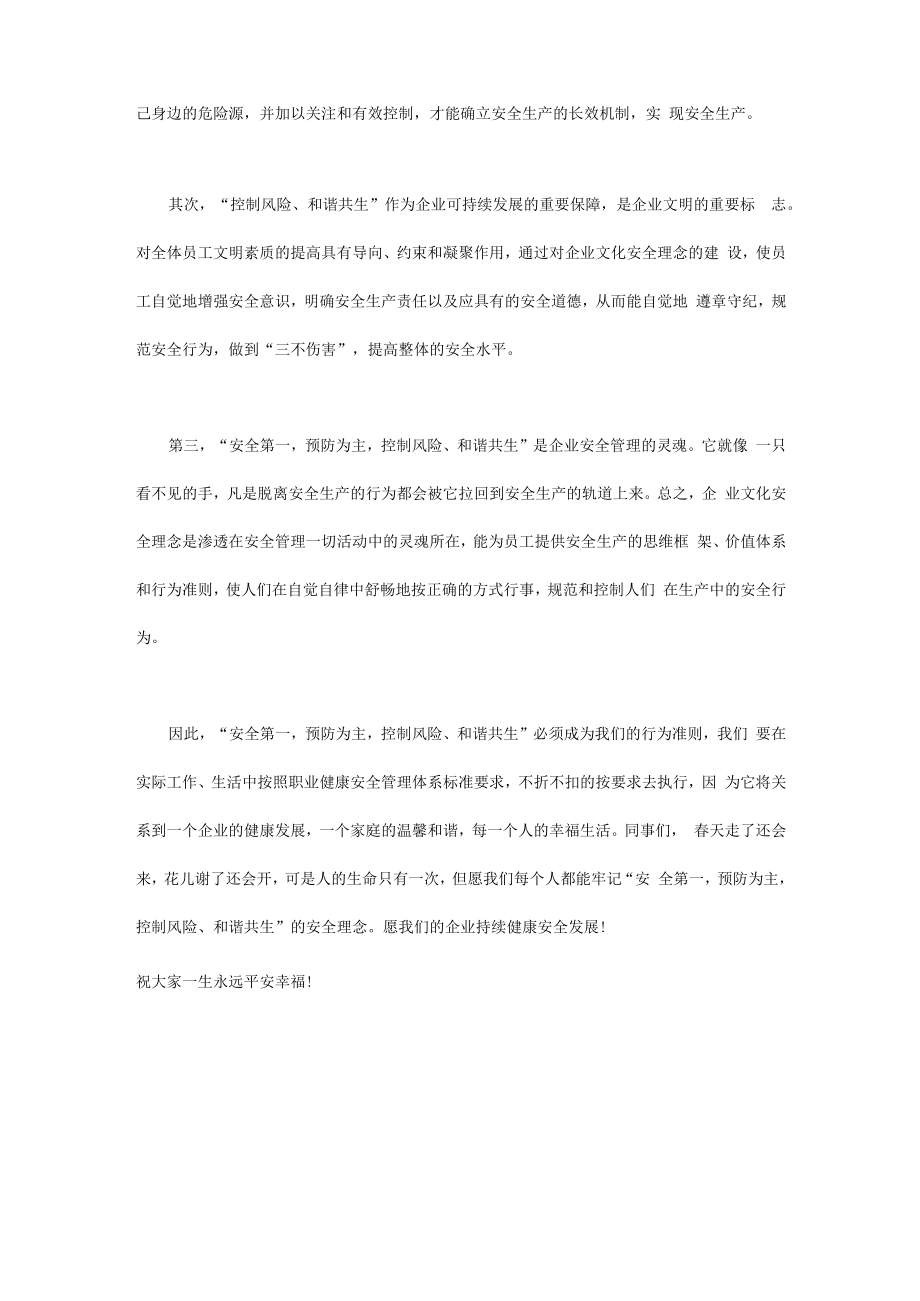 企业安全理念宣讲稿.docx_第3页