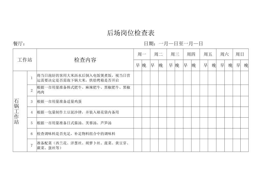 后场岗位检查表.docx_第1页