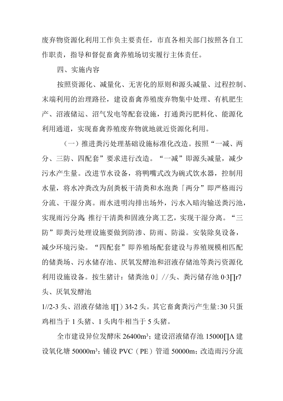 关于畜禽养殖废弃物资源化利用整县推进项目的实施方案.docx_第3页