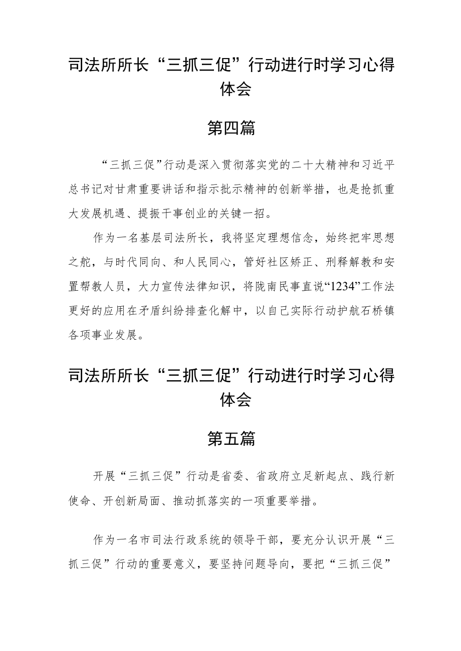 司法所所长“三抓三促”行动进行时学习心得体会五篇.docx_第3页