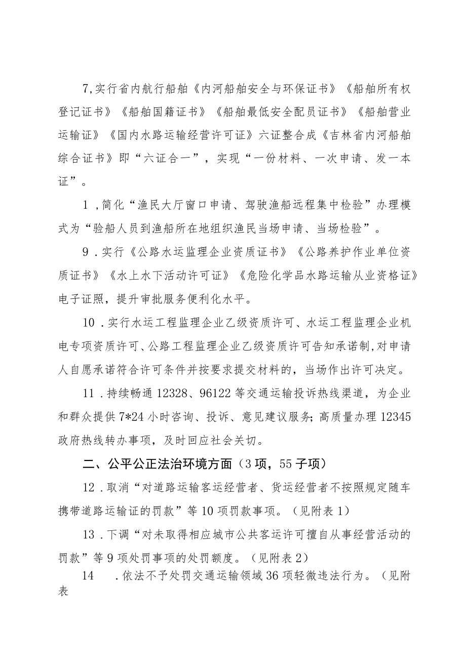 吉林省交通运输领域优化营商环境30项政策举措.docx_第2页