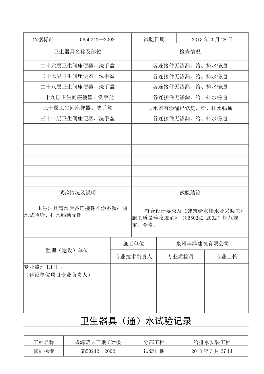 卫生器具满(通)水试验记录（3）.docx_第3页