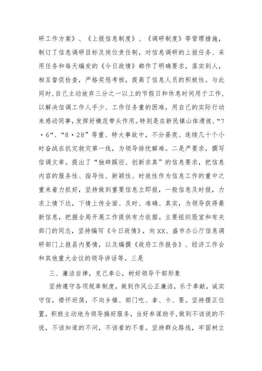 县政府办公室副主任工作总结.docx_第3页