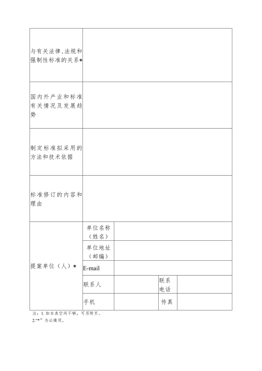 医疗器械标准预立项提案表及项目建议书.docx_第2页