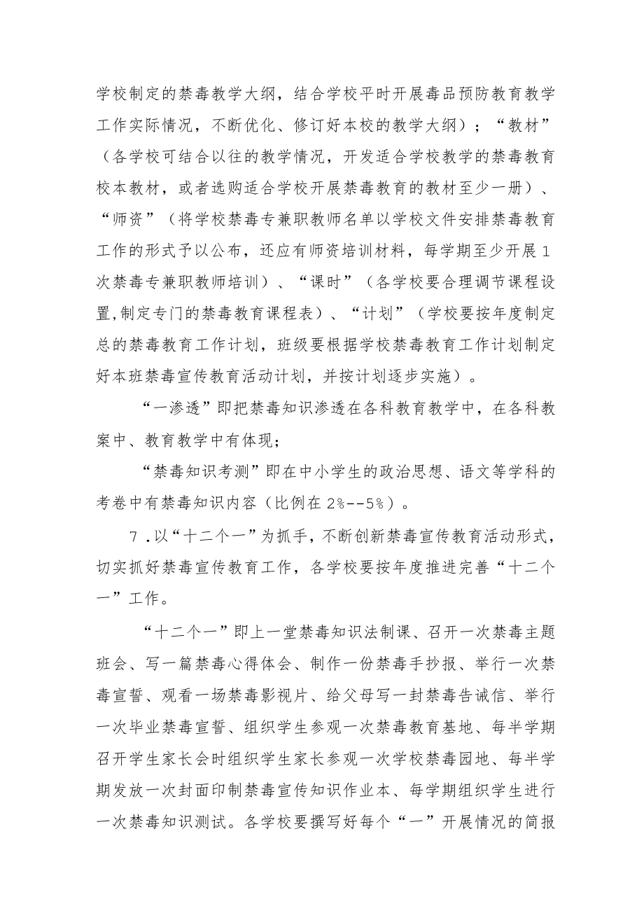 学校禁毒“大扫除”专项行动工作方案.docx_第3页