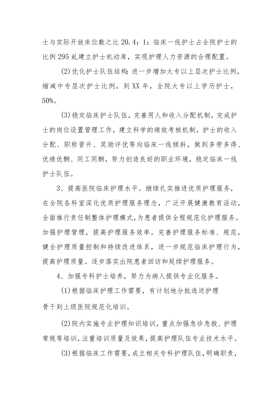 医院护理中长期规划.docx_第2页