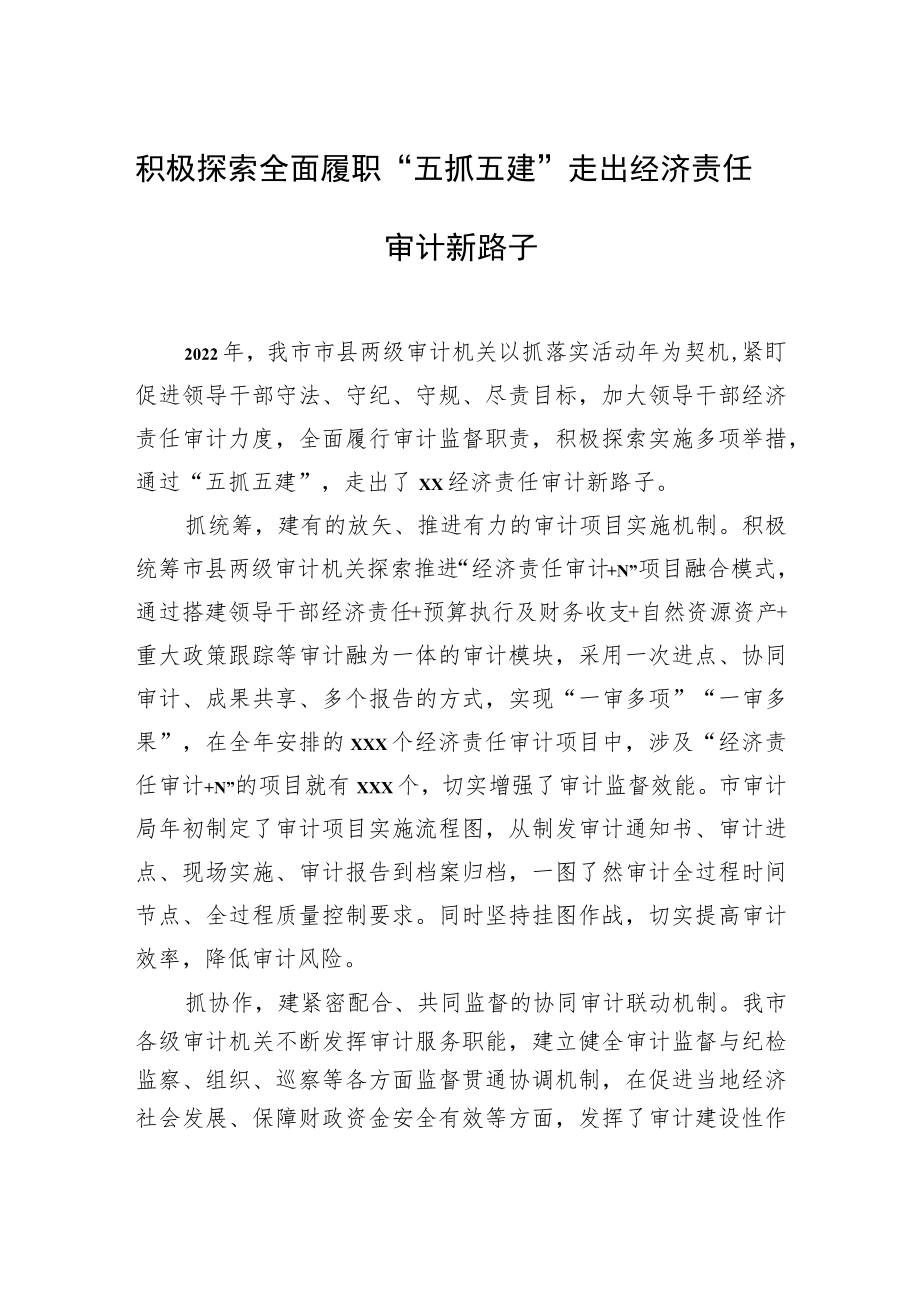 审计工作经验交流材料汇编（4篇）.docx_第2页