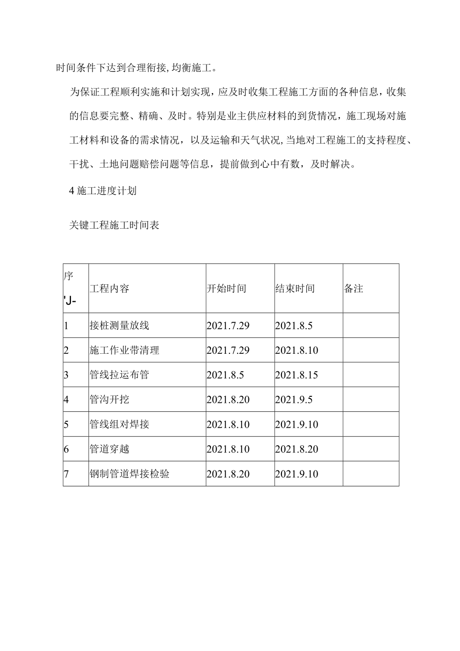 城市管道燃气施工总进度计划.docx_第2页