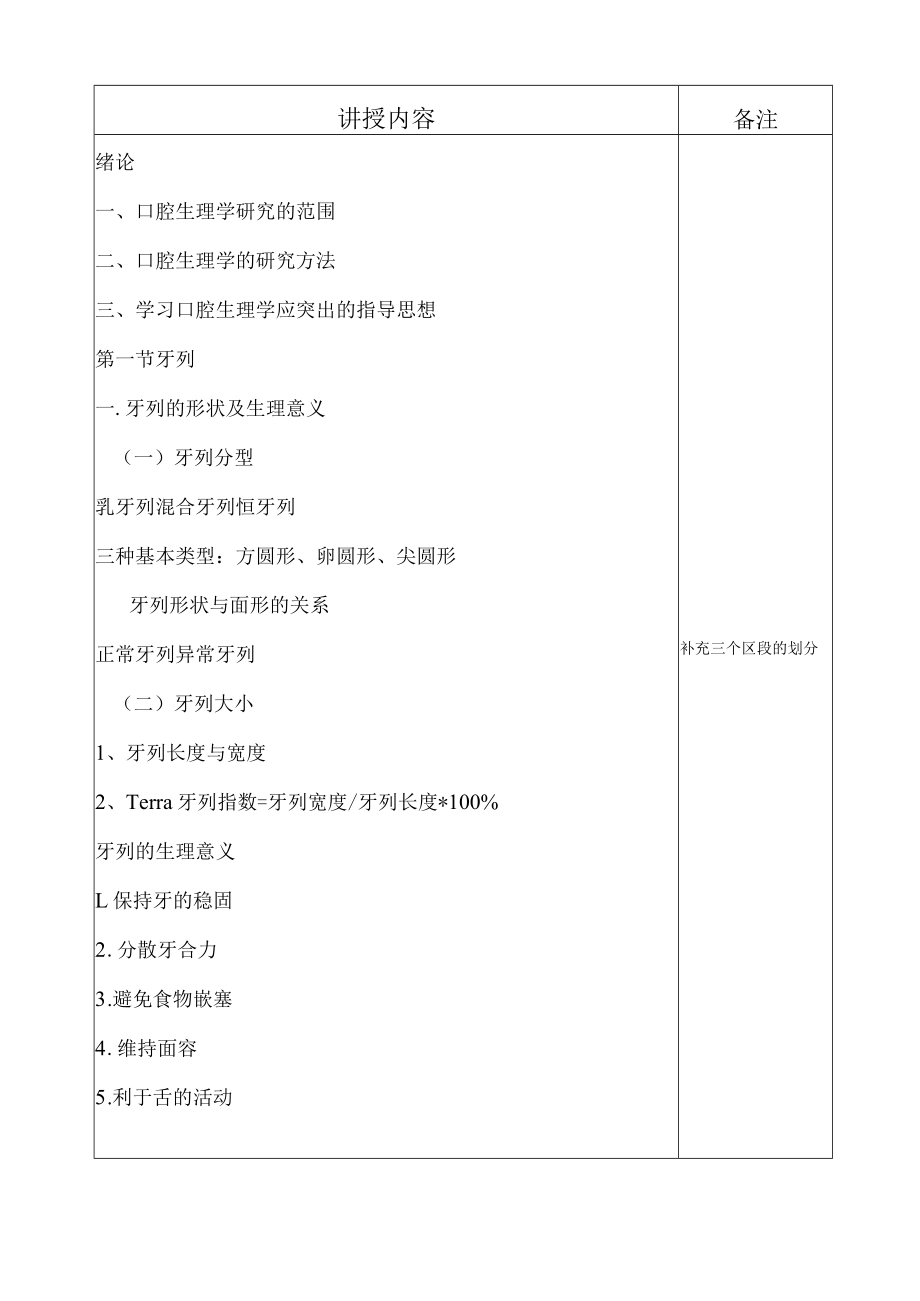 华北理工口腔解剖生理学教案03牙列、牙合与颌位.docx_第3页