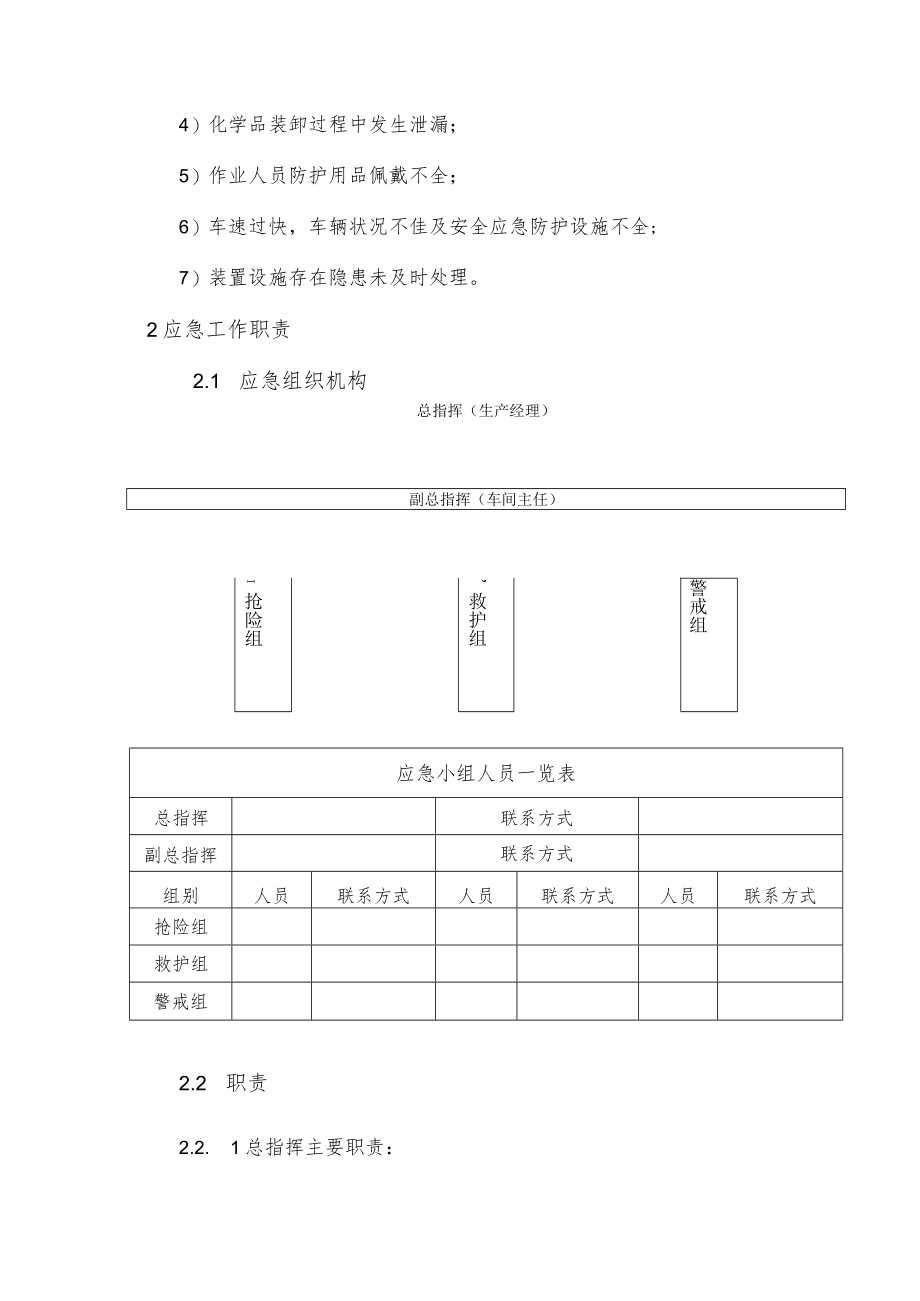 化工企业装卸车事故现场处置方案.docx_第2页