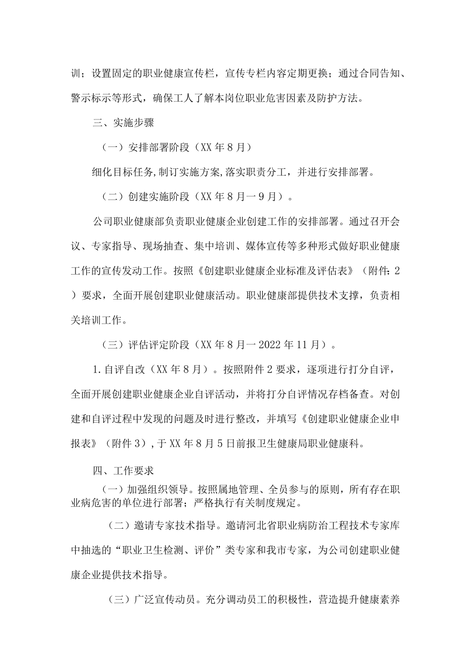 创建职业健康企业实施方案.docx_第2页