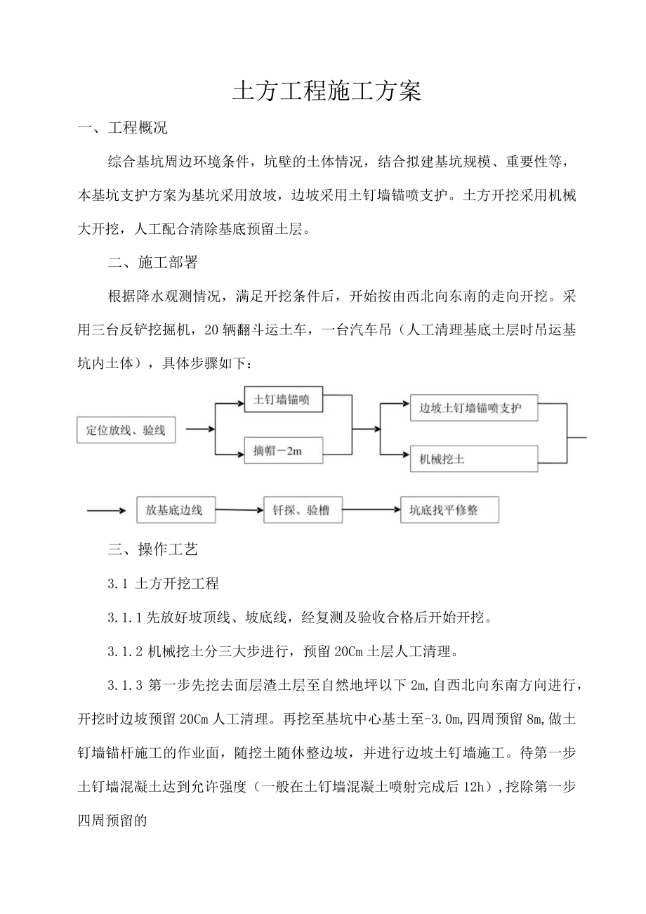 土方工程施工方案.docx_第1页