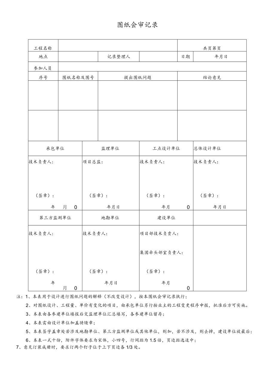 图纸会审记录.docx_第1页