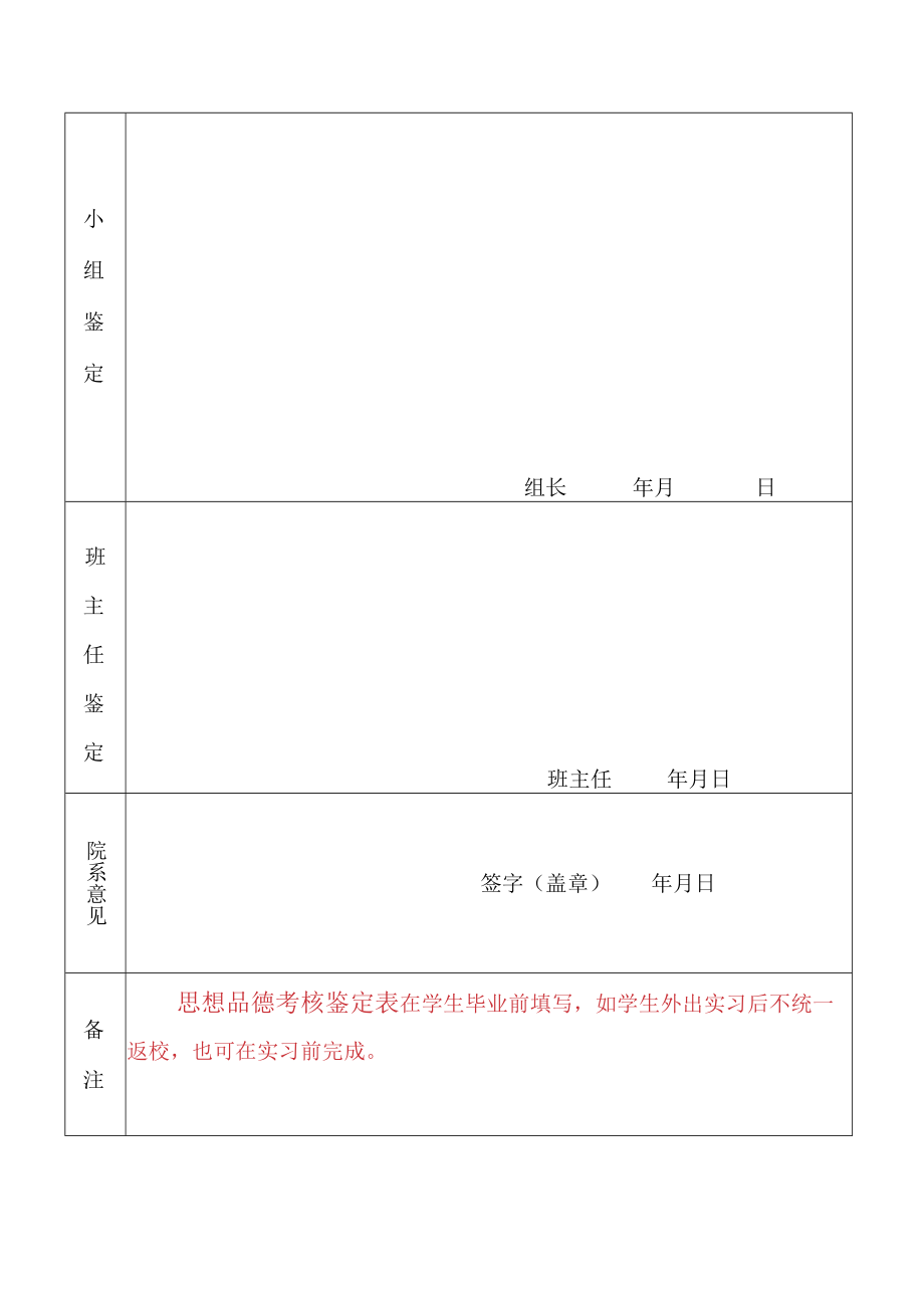 学校学生思想品德考核鉴定表.docx_第2页